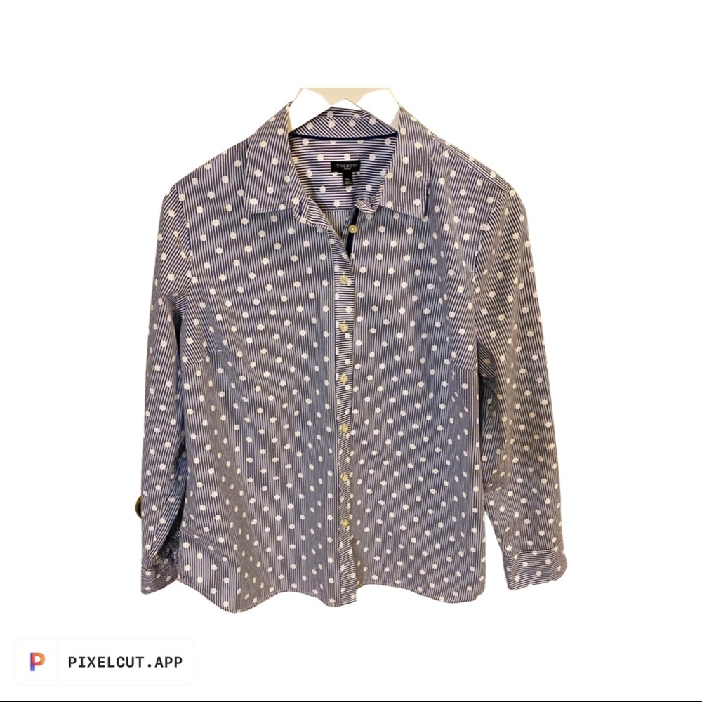 Talbots Petite LP button down shirt